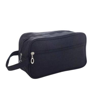 Imagem de Necessaire Bolsa Para Maquiagem E Cosméticos Multifuncional Portátil Impermeável Preto