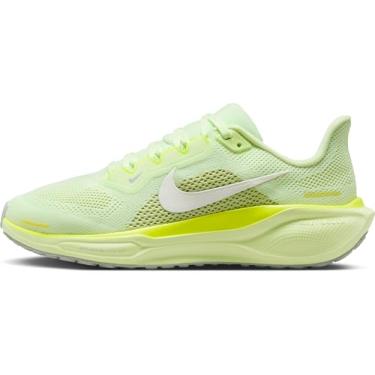 Imagem de Nike Pegasus 41 Tênis de corrida feminino (FD2723-702, pouco volt/luz/prata claro/vela), Barely Volt/Limelight/Prata Clara/Vela, 38