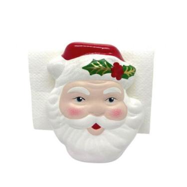 Imagem de Porta Guardanapo Papai Noel Decoração de Festa Natal - Decore Casa