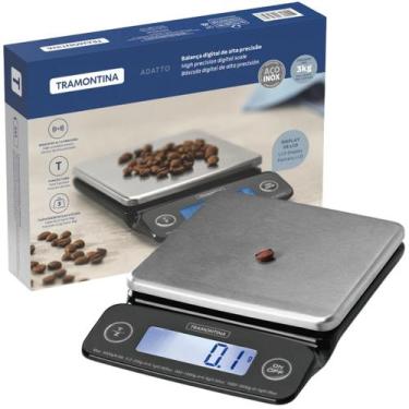Imagem de Balança Digital Tramontina Adatto Cozinha Alta Precisão Base Aço Inox