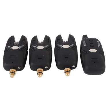 Imagem de Indicador de Alarme de Mordida para Pesca de Carpa, Multifuncional, à Prova D'água, Alerta de Luz, Aviso, Sem Fio, Digital, Localizador de Peixes, para Alerta Sonoro