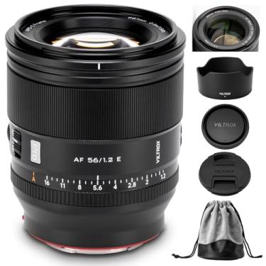 Imagem de VILTROX Lente 56 mm F1.2 Pro E-Mount APS-C para Sony, lente AF 56 mm f/1.2 E, foco automático, lente Prime de abertura grande para Sony E-Mount ZV-E10 ZV-E10II FX30 A6700 A6600 A6500 A6400 A6300 A6100