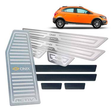 Imagem de Soleiras + Vinil + Descanso Onix Activ 2017/2019 Prata