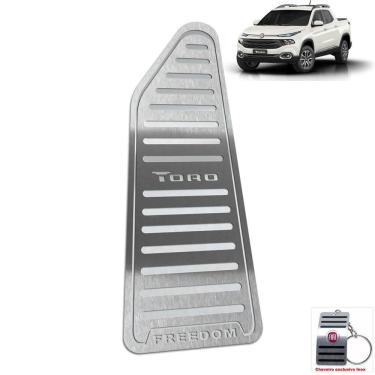 Imagem de Descanso de Pé Fiat Toro Freedom 2016 a 2021 Aço Inox Prata