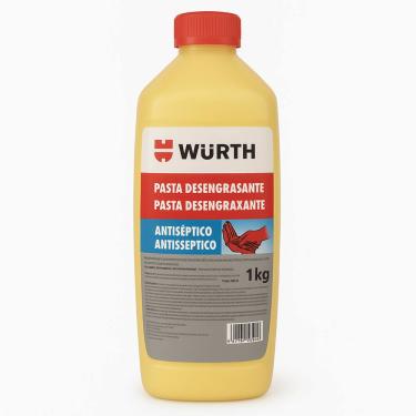Imagem de Pasta Sabão Desengraxante Limpa Mão Mecânico Graxa 1kg Wurth