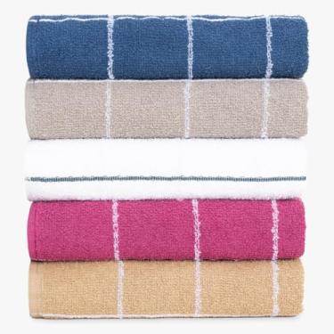 Imagem de Kit 6 Panos de Prato Copa Chef Premium Atoalhado - Listrado(12,Sortidas)