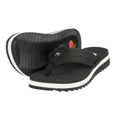 Imagem de Chinelo Kenner Kyra Pro Comfy Feminino - Preto e Branco - 35