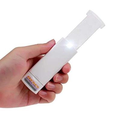 Imagem de Lupas, Magnifyiglass com luz tipo tração portátil pequena lente 2X HD para idosos ler joias moedas identificação de carimbo antigo caligrafia portátil lupa