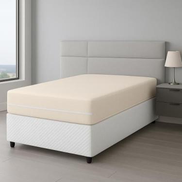 Imagem de Capa Para Colchão Solteiro Malha Gel C Zíper - Nalu Casa e Decoraçao, 