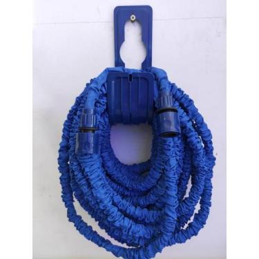 Imagem de Mangueira de água Extensivel 30M azul Retratil 8 Jatos - Lins, Azul
