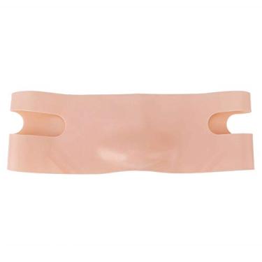 Imagem de Máscara facial emagrecedora para levantamento de cabelo, bandagens faciais em V, cintas de levantamento facial, tecido de silicone, ultrafino, respirável, ajustável, aperto ajustável, design