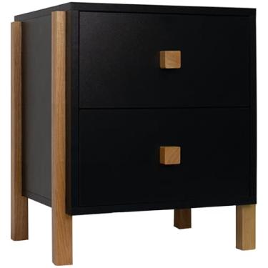 Imagem de EVOLUKIT, Mesa de Cabeceira Evo Preto 2 Gavetas