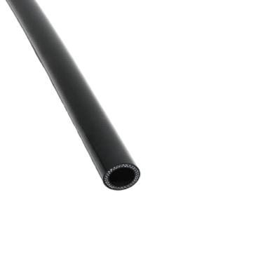 Imagem de I33T Tubo de silicone automotivo, ID 1,25" (32 mm) mangueira de silicone de acoplador reto, mangueira universal de refrigeração de radiador de alta temperatura de 3 camadas (1 m) (preto)