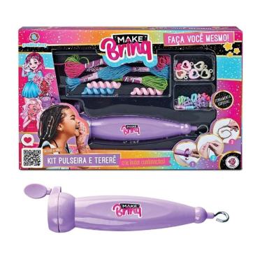 Imagem de Kit Fazer Pulseiras E Tererê Com Acessórios - POLIBRINQ