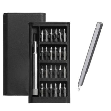 Imagem de Conjunto de chaves de fenda de precisão pequena 25 em 1, kit de ferramentas de reparo magnético profissional para telefone, computador, relógio, laptop, console de jogos, óculos