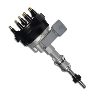 Imagem de Aflle Racing Distribuidor e rotor de ignição Black Cap serve para Ford Mustang LTD Lincoln Continental Mercury Capri V8 5.0L Enignes 1986-1993 (OE: 12127-BA, DST2892A)