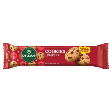 Imagem de Biscoito Cookie Maltado com Goiabada em Pedaços Original Goiabinha Piraquê Pacote 80g