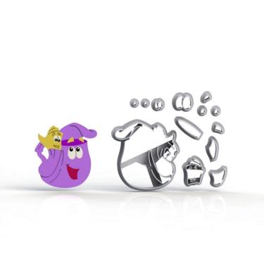 Imagem de Cortador Dora Aventureira Mochila Modular Tamanho 5,5Cm