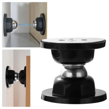 Imagem de 2X Trava Porta Magnético Fixador Adesivo Batedor Imantado