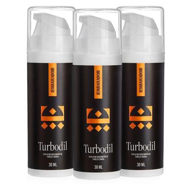 Imagem de Kit 3 Blend Crescimento Barba E Cabelo Turbodil Embaixador 30Ml