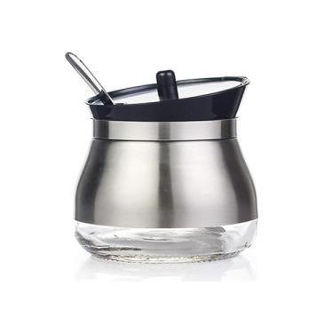 Imagem de Açucareiro Inox 9 Cm c/Tampa e Colher