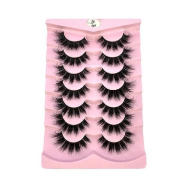 Imagem de Cílios Postiços De Visón Sintético Com Aparência Natural E Volumosa, 7