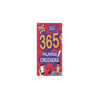 Imagem de 365 palavras cruzadas - capa vermelha - PÉ DA LETRA