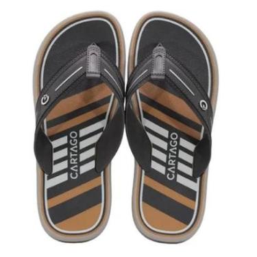 Imagem de Chinelo Masculino Cartago Palermo II 12572 Preto-Masculino