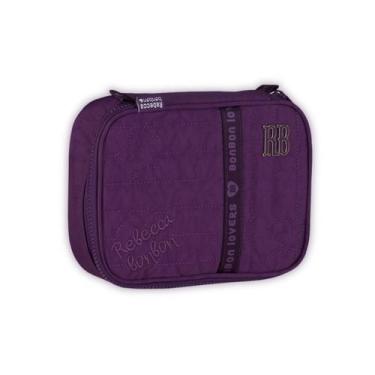 Imagem de Estojo Box Juvenil Escolar Rebecca Bonbon Meninas 36 Lápis, Lilás