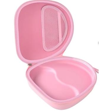 Imagem de Capa de fone de ouvido Bluetooth para viagens, bolsa para fones de ouvido infantis para iPad e computador (rosa)