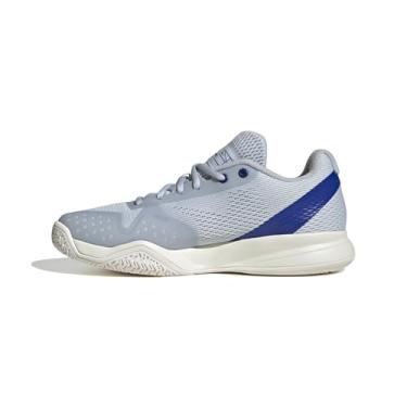 Imagem de adidas Tênis feminino Courtflash Pickleball, Azul halo/prata metálico/azul lúcido, 37