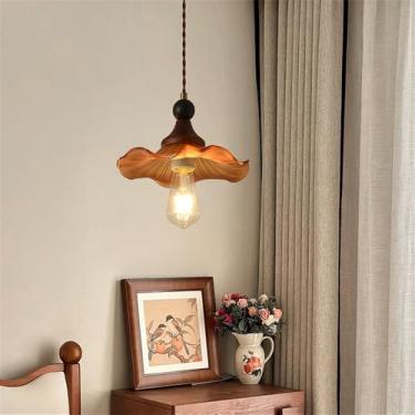 Imagem de Luminária pendente contemporânea de LED para restaurante, bar, balcão, café, quarto, escritório, quarto de hotel, lavabo, corredor e escada (E 1 lâmpada)