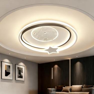 Imagem de Luminária de Teto LED 90W Super Brilhante - 3 Cores Ajustáveis 3000K/4000K/6000K,Espectro Completo sem Cintilação,Perfeita para Luminária de Teto para Sala,Quarto,Cozinha 15-28m² - Bivolt 127V/220V