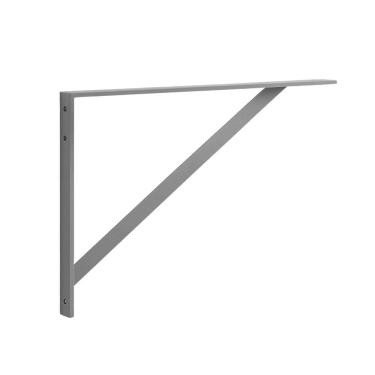 Imagem de Mão Francesa Ferro Chato Reforçado 50 cm Zincado - NV455