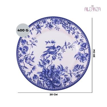 Imagem de Jogo 6 Pratos Sobremesa Chinese Garden Cerâmica Alleanza 1ªl