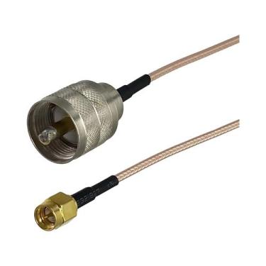 Imagem de Cabo Coaxial RF UHF RG316 RG58 PL259 SO239 Para SMA Macho Fêmea Com Co