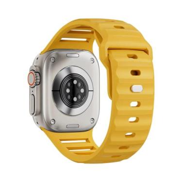 Imagem de Pulseira De Silicone Esportiva Para Apple Watch De 45mm, 44mm, 49mm, 4