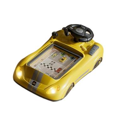 Imagem de Esquirla Volante de brinquedo para simulação de direção de carro com música e luzes, para crianças a partir de 3 anos, Amarelo