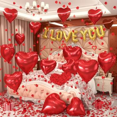 Imagem de Balões de coração dourados