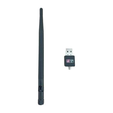 Imagem de Adaptador Usb Wireless 150Mbps Nano Com Antena Shinka