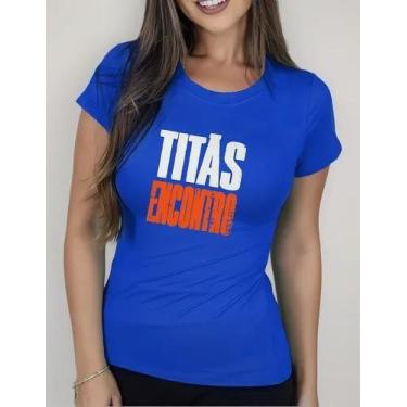 Imagem de Camiseta Camisa Adulto Feminina Masculina Algodão Banda de Rock Titãs 