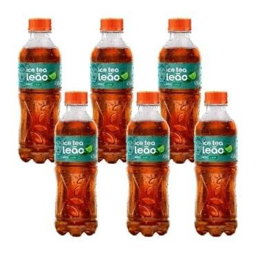Imagem de 6x Chá Ice Tea Leão Sabor Limão 450ml
