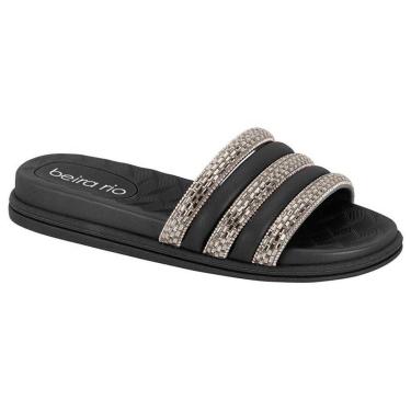 Imagem de Chinelo Feminino Slide Aurora Boreal Preto Beira Rio 8528.203-Feminino