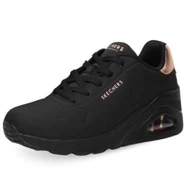 Imagem de Skechers Tênis feminino Uno Wedge-Hi Steps, Preto/preto, 36