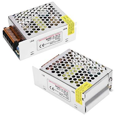 Imagem de FTVOGUE Driver de Fonte de Alimentação do Interruptor, Transformador Regulador de Tensão DC12V, para Barra de Luz de Tela LED, Adaptador de Alimentação DC12V, Liga de Alumínio para Serviços Pesados,