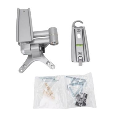 Imagem de Suporte de parede para braço de exibição em liga de alumínio Suporte para TV de tela grande Rotação de inclinação ajustável para serviço pesado para configuração de jogos Estação