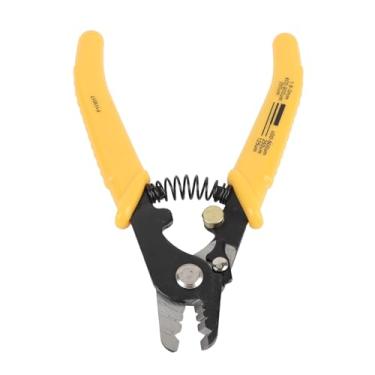 Imagem de Sanpyl Design de Furo de Mandíbula de Construção de Aço de Descascador de Fibra óptica para Descascamento de Cabo Trançado de Fibra Nua Aplicável para Cabos de Rede Alça Revestida de PVC