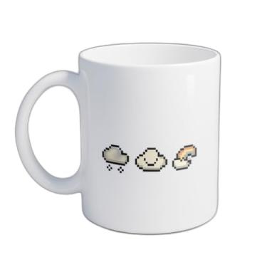 Imagem de Caneca Xícara de Café Porcelana 300ml Com Desenho Retro De Ícones Meteorológicos