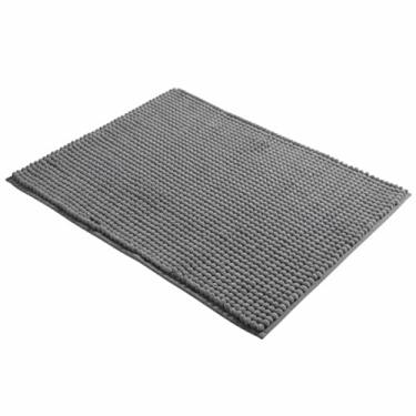 Imagem de Kit Tapete de Banheiro 40x60 Microfibra (4, CINZA)