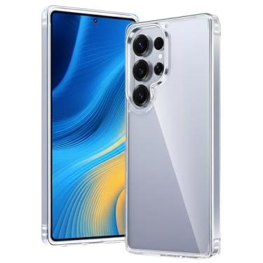 Imagem de Capa de telefone transparente para Samsung Galaxy S25 Ultra, à prova de choque com proteção contra quedas para Samsung S25 Ultra, capa protetora fina